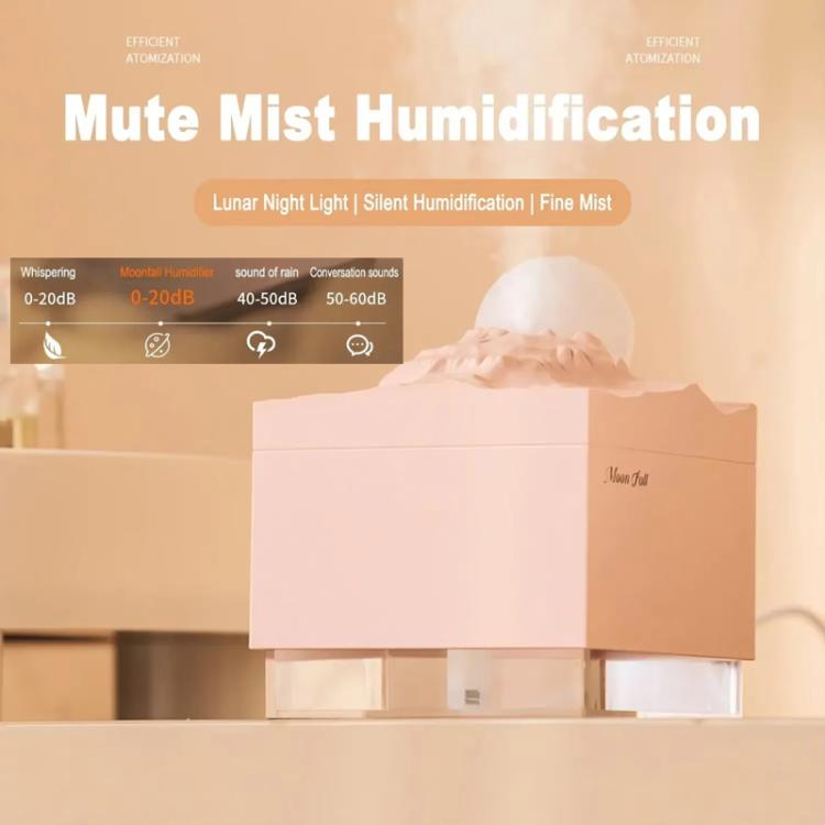 Moonfall Humidifier Aroma Diffuser Large Fog With Night Light Desktop Ornament(Pink) - free shipping - PMC TechLife - Order now!