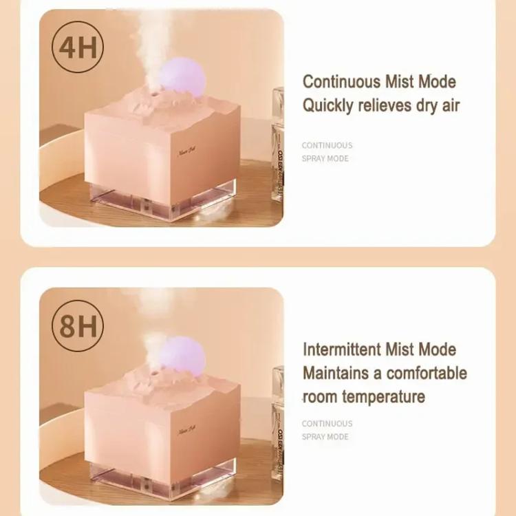Moonfall Humidifier Aroma Diffuser Large Fog With Night Light Desktop Ornament(White) - free shipping - PMC TechLife - Order now!