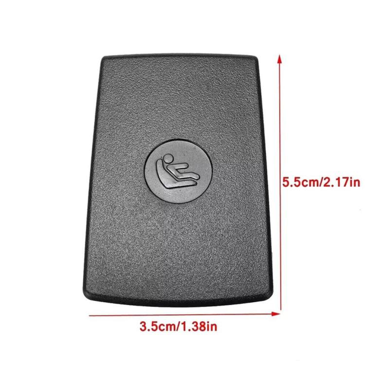 52207319686 For BMW F30 F31 3-Series Rear Child Seat Safety Anchor Cover(Black) - Others by PMc TechLife | Online Shopping South Africa | PMc TechLife | Buy Now Pay Later Mobicred