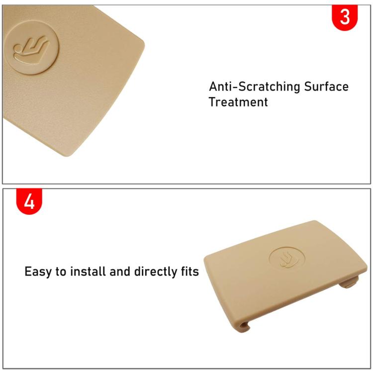 52207319686 For BMW F30 F31 3-Series Rear Child Seat Safety Anchor Cover(Black) - Others by PMc TechLife | Online Shopping South Africa | PMc TechLife | Buy Now Pay Later Mobicred