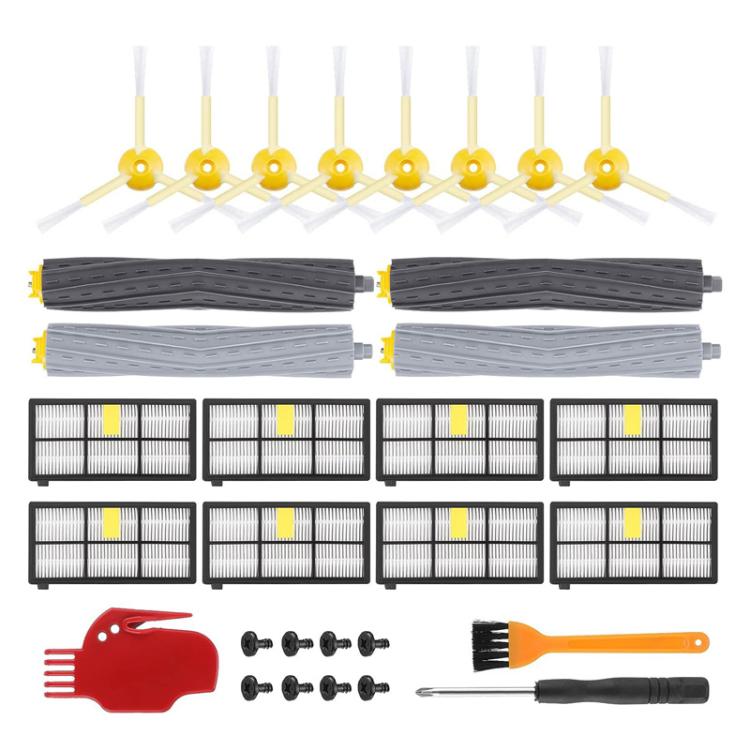 23pcs /Set For IRobot Roomba 800/900 Series Vacuum Cleaner Accessories Main Brush Filter Side Brush - For iRobot Accessories by PMc TechLife | Online Shopping South Africa | PMc TechLife | Buy Now Pay Later Mobicred