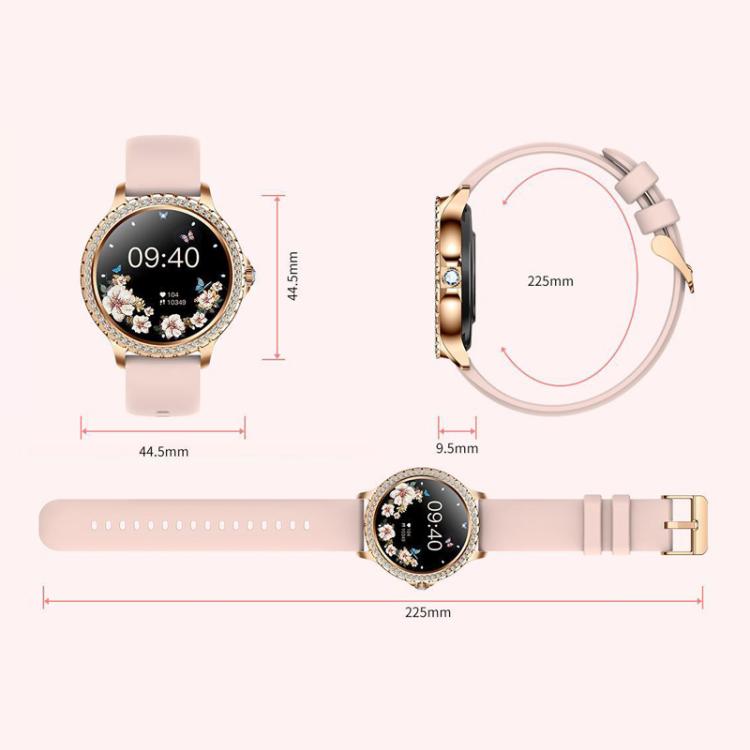 Bluetooth Calling AI Voice Assistant Life Waterproof Sports Smartwatch, Color: Gold Mesh Strap+Silicone Strap - free shipping - PMC TechLife - Order now!