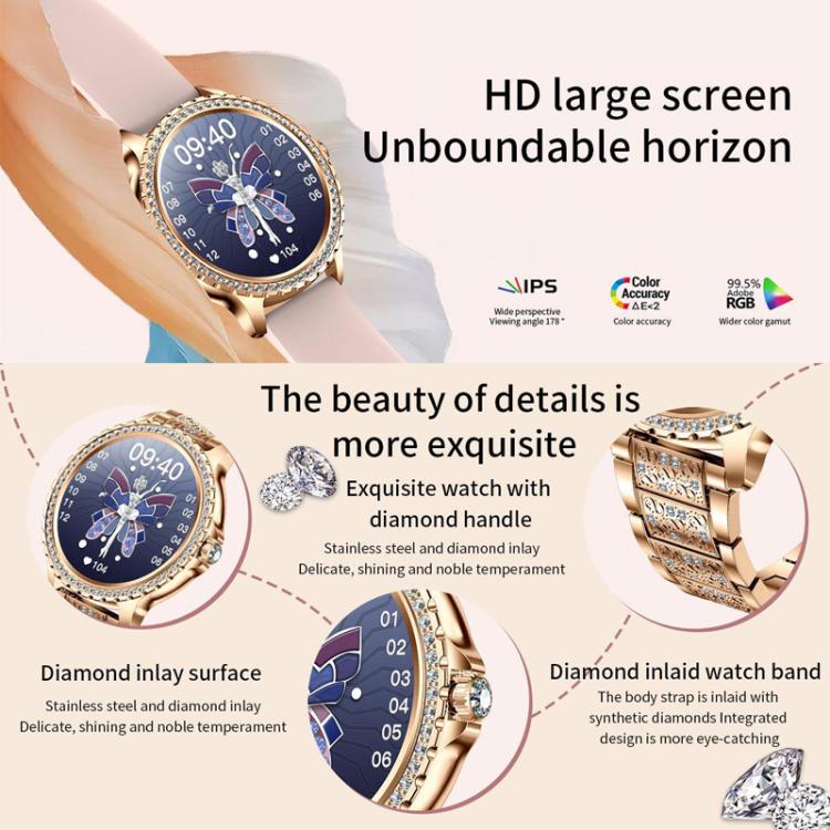 Bluetooth Calling AI Voice Assistant Life Waterproof Sports Smartwatch, Color: Black Mesh Strap+Silicone Strap - free shipping - PMC TechLife - Order now!
