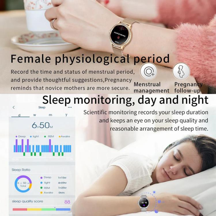Bluetooth Calling AI Voice Assistant Life Waterproof Sports Smartwatch, Color: Black Mesh Strap+Silicone Strap - free shipping - PMC TechLife - Order now!
