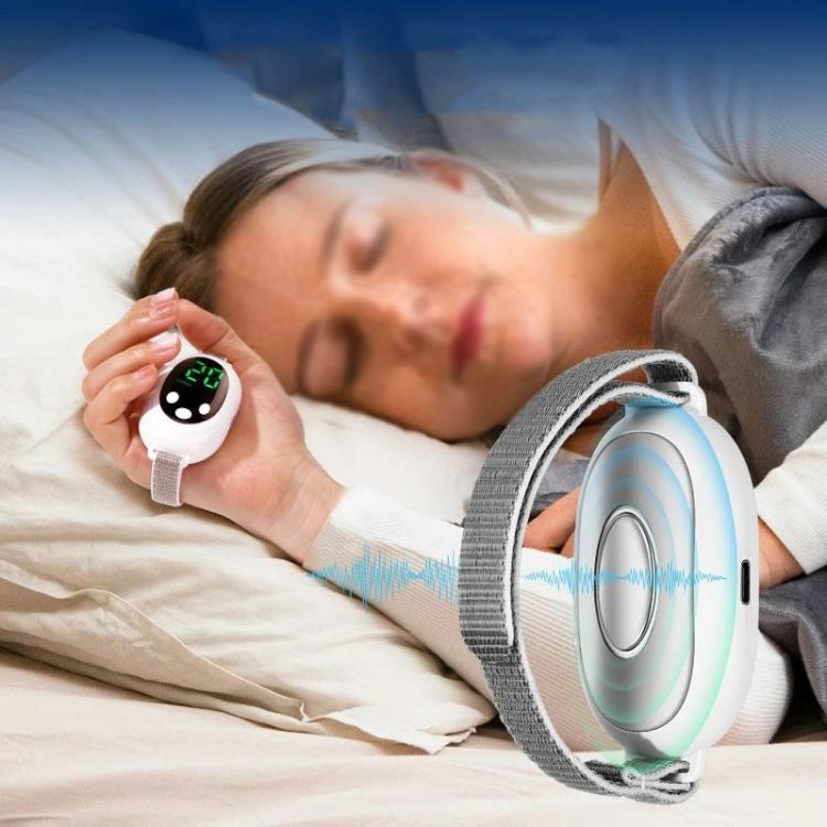 HY61 EMS Pulse Smart Handheld Sleep Meter Sleep Aid Instrument(Green) - free shipping - PMC TechLife - Order now!