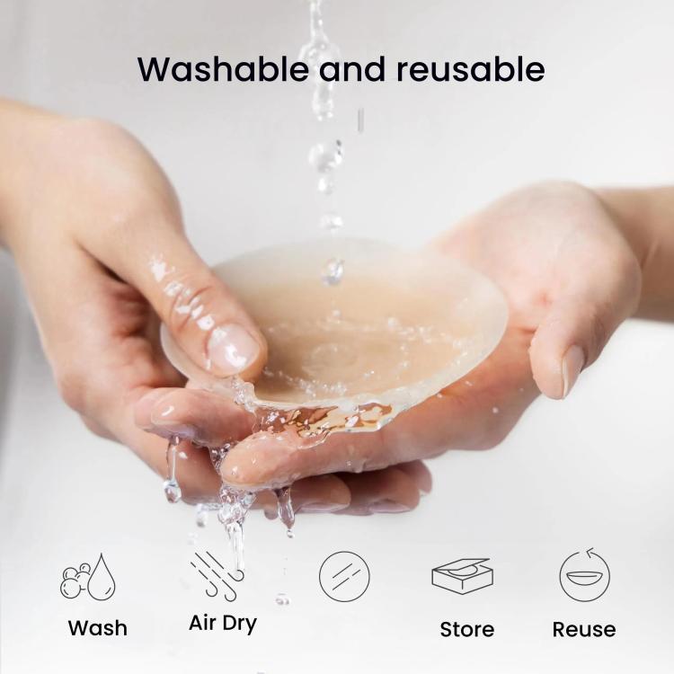 Anti-Bump Ultra-Thin Breathable Silicone Self-Adhesive Invisible Breast Stickers, Size: 8CM Dark Skin(Magnet Box) - free shipping - PMc TechLife - Order now!