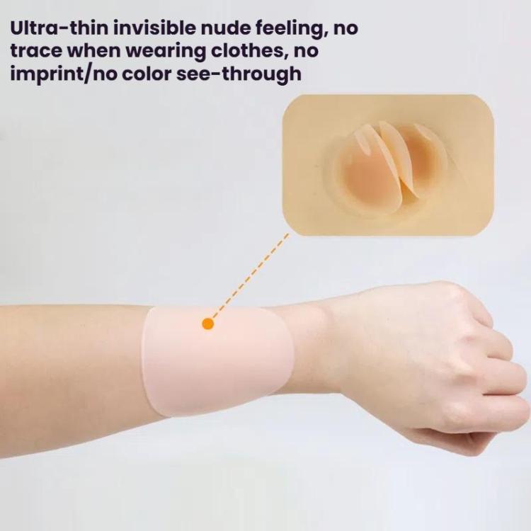 Anti-Bump Ultra-Thin Breathable Silicone Self-Adhesive Invisible Breast Stickers, Size: 8CM Dark Skin(Magnet Box) - free shipping - PMc TechLife - Order now!