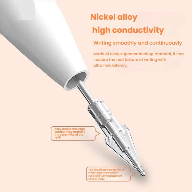 For Xiaomi Smart Pen 2nd Gen Replacement Tip Damped Needle-tip Pen Nib With 2 Circles Pen Tip Cap White - Pencil Accessories by PMc TechLife | Online Shopping South Africa | PMc TechLife | Buy Now Pay Later Mobicred