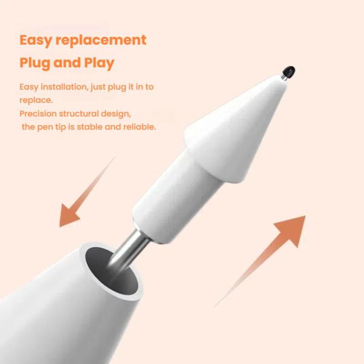 For Xiaomi Smart Pen 2nd Gen Replacement Tip Damped Needle-tip Pen Nib With 2 Circles Pen Tip Cap White - Pencil Accessories by PMc TechLife | Online Shopping South Africa | PMc TechLife | Buy Now Pay Later Mobicred