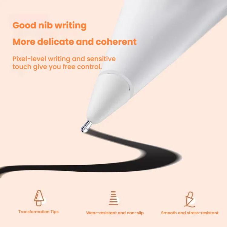 For Xiaomi Smart Pen 2nd Gen Replacement Tip Damped Needle-tip Pen Nib With 2 Circles Pen Tip Cap White - Pencil Accessories by PMc TechLife | Online Shopping South Africa | PMc TechLife | Buy Now Pay Later Mobicred