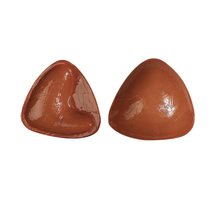 Double-Sided Silicone Thickened Inserts Gather Triangle Breast Pads, Size: XL/D(Brown Skin With Orange Box) - free shipping - PMC TechLife - Order now!