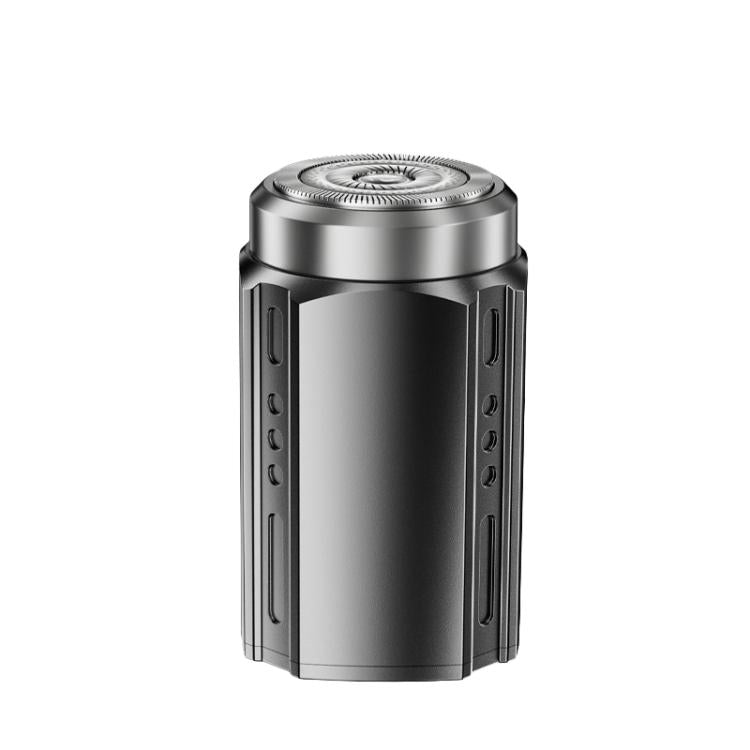 Portable Electric Shaver for Men with LCD Display ��� Travel-Friendly Mini Shaver, USB Type-C Fast Charging, Waterproof & Washable Design, Style: Floating Blade Black - free shipping - PMC TechLife - Order now!
