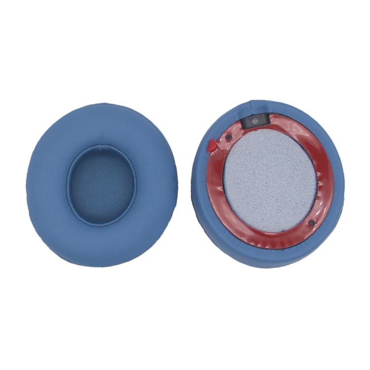 For Beats Solo 4 1pair Headphone Leather Cover Earmuffs Sponge Cover(Blue) - free shipping - PMc TechLife - Order now!