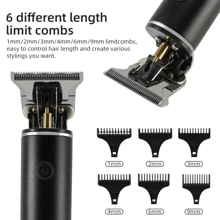 Rechargeable Haircut Kit Hair Clippers For Men - Zero Blade Trimmer For Vintage Oil Head & Bald Head Styles(Wood Grain) - free shipping - PMC TechLife - Order now!