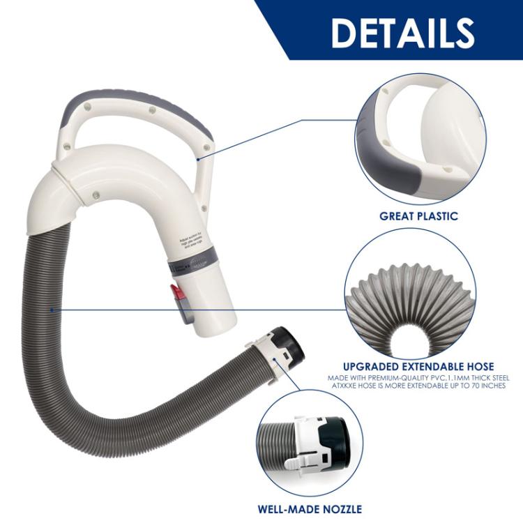 For Shark FFJ/153 Vacuum Cleaner Extension Hose Vacuum Cleaner Hose Replacement Part - For Shark Accessories by PMc TechLife | Online Shopping South Africa | PMc TechLife | Buy Now Pay Later Mobicred