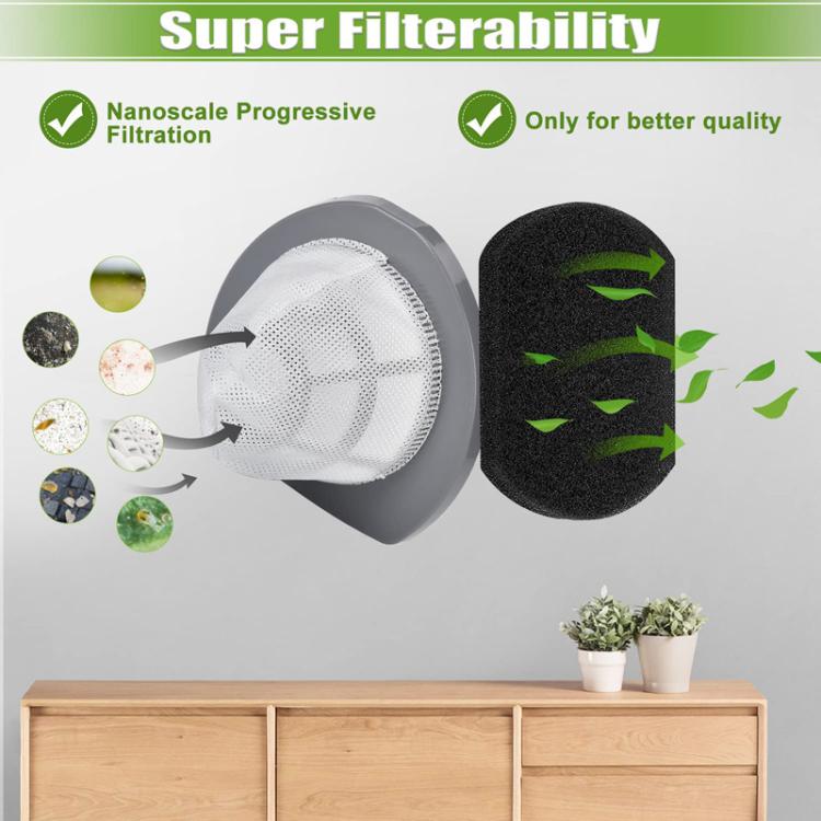 10pcs Filter   For Bissell Bissell 2033 Filter Cartridge Vacuum Cleaner Accessories Hepa Filter Cartridge - For Bissell Accessories by PMc TechLife | Online Shopping South Africa | PMc TechLife | Buy Now Pay Later Mobicred