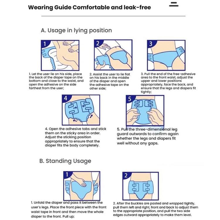 KangYi Doctor Adhesive Adult Diapers, Size: Economic L 60pcs - free shipping - PMC TechLife - Order now!