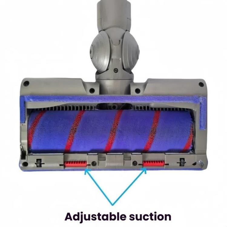 Adjustable Suction Floor Brush for Dyson V7 / V8 / V10 / V11 / V15 / G5 Vacuum Cleaners, Spec: Direct Drive Head+Soft Roller Set - free shipping - PMc TechLife - Order now!