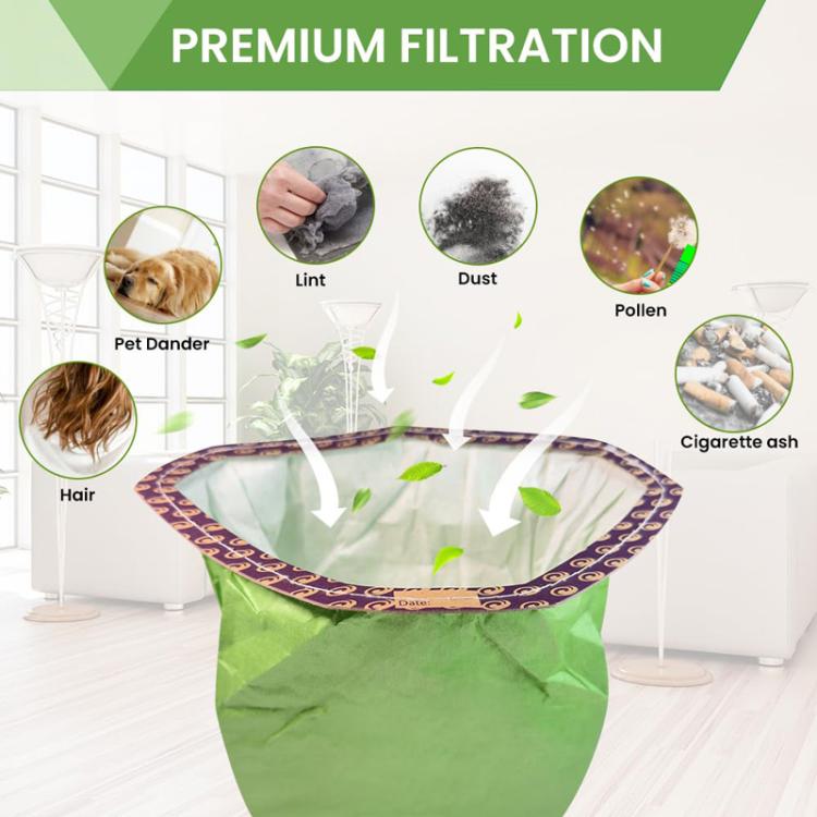 2pcs For ProTeam 107314 Vacuum Cleaner Accessories Paper Bag Dust Collection Bag(Printed) - free shipping - PMc TechLife - Order now!