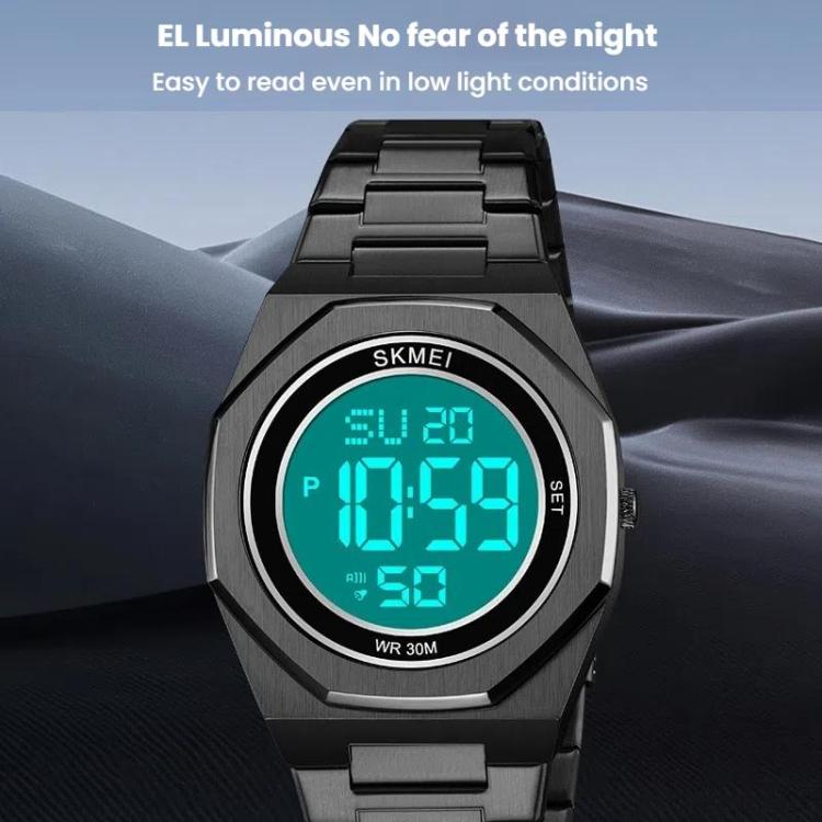 SKMEI 2479 Men Business Casual Multi-Function Chronograph Electronic Watch(Gold) - free shipping - PMC TechLife - Order now!