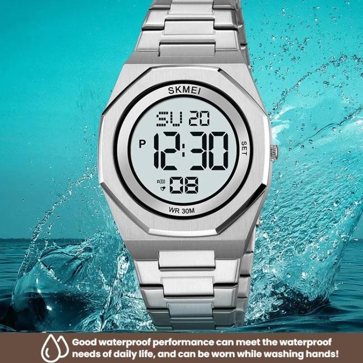 SKMEI 2479 Men Business Casual Multi-Function Chronograph Electronic Watch(Black) - free shipping - PMC TechLife - Order now!