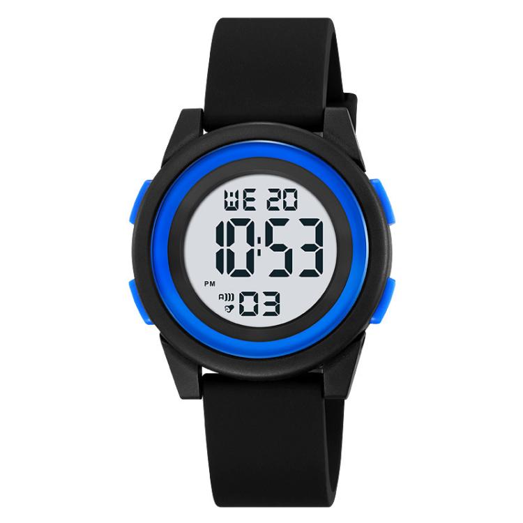 SKMEI 2429 Youth Electronic Watch Simple Outdoor Sports Watch(Black Blue) - free shipping - PMC TechLife - Order now!