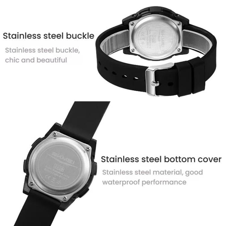 SKMEI 2429 Youth Electronic Watch Simple Outdoor Sports Watch(Black) - free shipping - PMC TechLife - Order now!