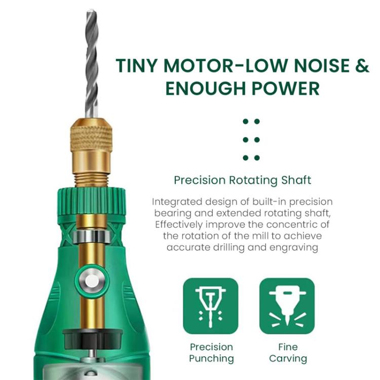 137pcs /Set 5-speed Mini Electric Grinder Micro Drill Metal Glass Ceramic Grinding Carving Cutting And Polishing Tools - Abrasive Tools & Accessories by PMc TechLife | Online Shopping South Africa | PMc TechLife | Buy Now Pay Later Mobicred