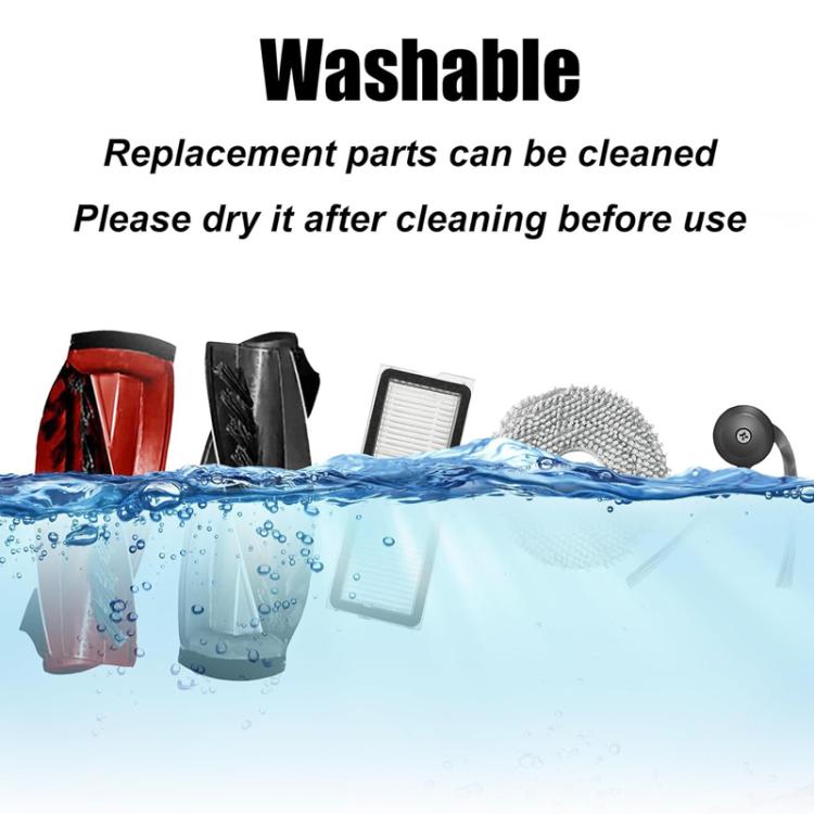 15 In 1 Kit For Roborock P20 Pro / Qrevo Curve Robot Vacuum Cleaner Replacement Parts - For Roborock Accessories by PMc TechLife | Online Shopping South Africa | PMc TechLife | Buy Now Pay Later Mobicred