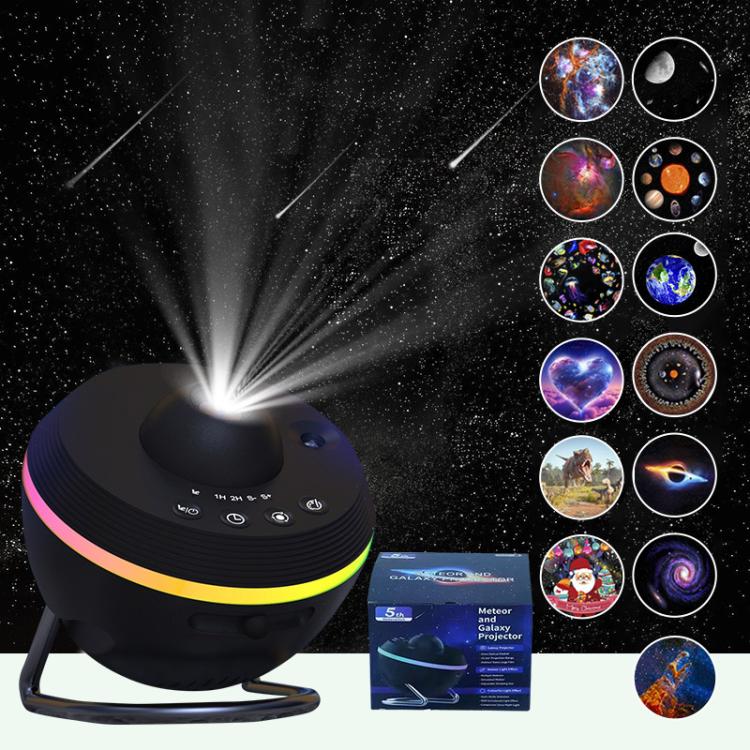 USB Plug-in Space Ball HD Galaxy Projector Lamp Dynamic Meteor Starry Sky Atmosphere Light(Black) - Projection Lamp by PMc TechLife | Online Shopping South Africa | PMc TechLife | Buy Now Pay Later Mobicred