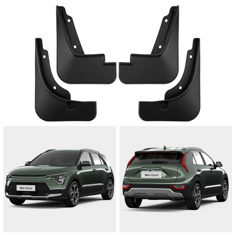 For 2023-2024 Kia Niro HEV Car Tire Soft Rubber Mudguard(Black) - Wheels Tires & Parts by PMc TechLife | Online Shopping South Africa | PMc TechLife | Buy Now Pay Later Mobicred
