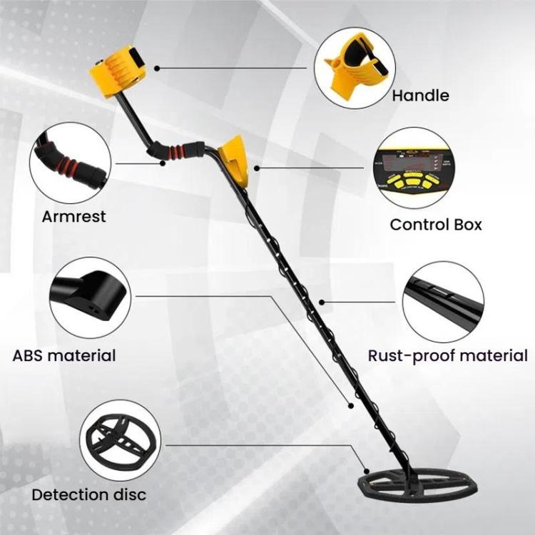 Goint MD6350 Handheld Underground Metal Detector Outdoor Archaeology Waterproof Treasure Hunting Detector(Without Battery) - free shipping - PMc TechLife - Order now!