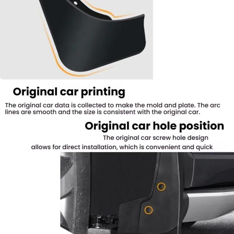 For 2020-2021 Nissan Sentra Car Tire Soft Rubber Mudguard(Black) - Wheels Tires & Parts by PMc TechLife | Online Shopping South Africa | PMc TechLife | Buy Now Pay Later Mobicred