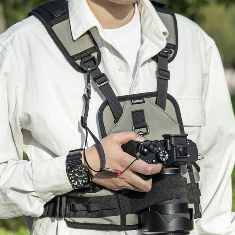 Cwatcun D182 Camera Strap Vest Outdoor Stress Relief DSLR Camera Quick Release Vest - free shipping - PMC TechLife - Order now!