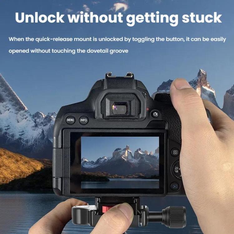V-Mount Quick Release Plate Quick Release Kit Sports Camera Mount(Top Cover + Base) - free shipping - PMC TechLife - Order now!