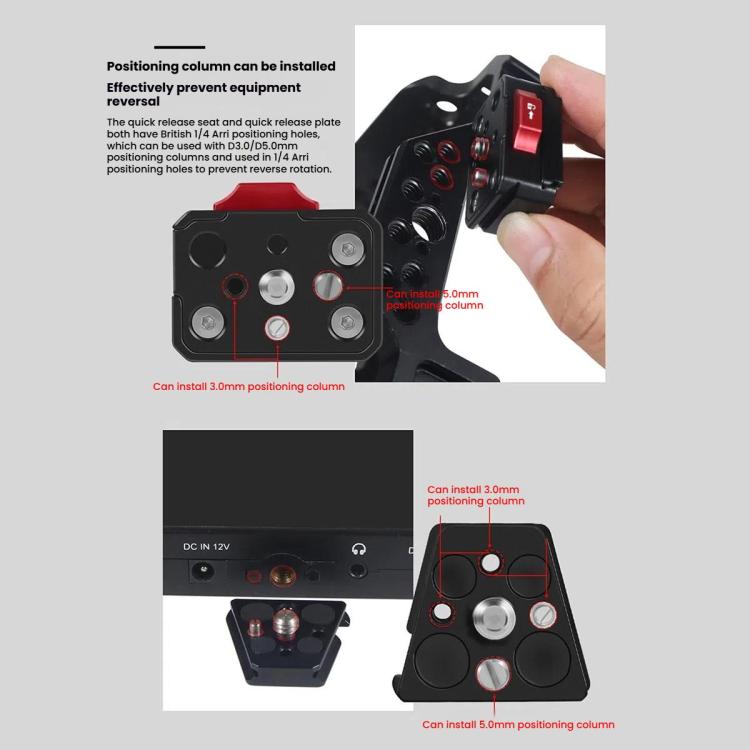 V-Mount Quick Release Plate Quick Release Kit Sports Camera Mount(Top Cover + Base) - free shipping - PMC TechLife - Order now!