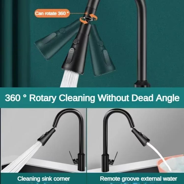 Kitchen Universal Faucet Extender Sink Connector Spout Swivel Faucet Splash Guard(Gray) - free shipping - PMc TechLife - Order now!
