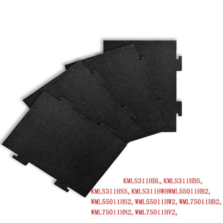 4pcs /Pack Microwave Filter Cotton For KitchenAid KMLS311HBL/ Whirlpool YKMLS311 YWML55011, WML75011 - free shipping - PMc TechLife - Order now!
