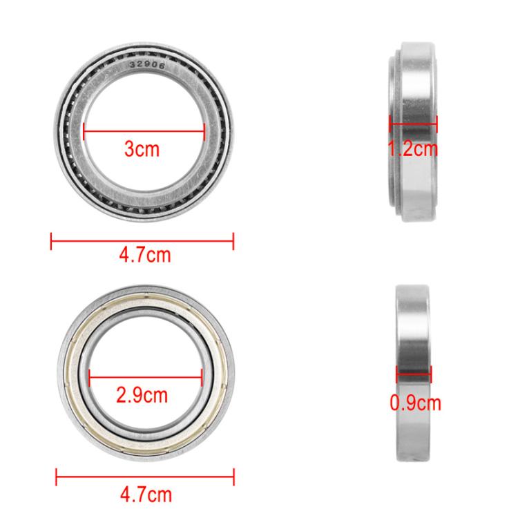 X0845 For INOKIM OXO OX Electrical Scooter Steering Shaft Bearing Repair Replacement Parts, Style: Upper+Lower Bearing - free shipping - PMc TechLife - Order now!
