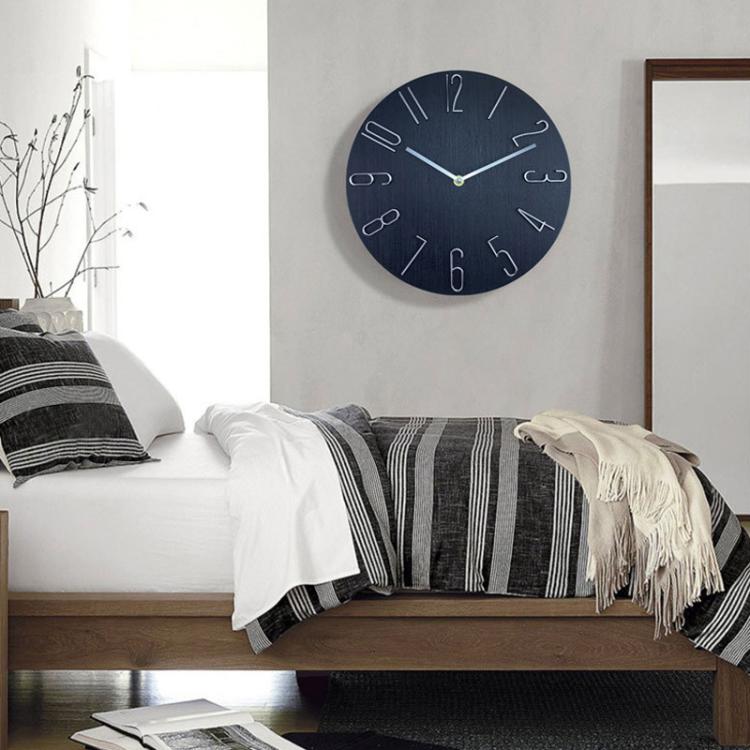 12 Inch Frameless Minimalist Wall Clock Silent Modern Quartz Clock for Living Room, Bedroom, Kitchen, Color: Gold Bronze - free shipping - PMC TechLife - Order now!