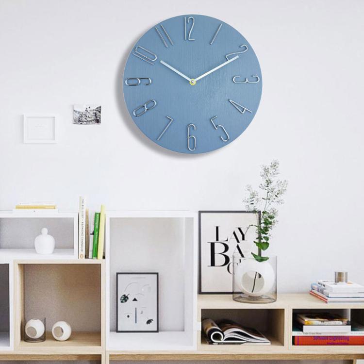 12 Inch Frameless Minimalist Wall Clock Silent Modern Quartz Clock for Living Room, Bedroom, Kitchen, Color: White - free shipping - PMC TechLife - Order now!