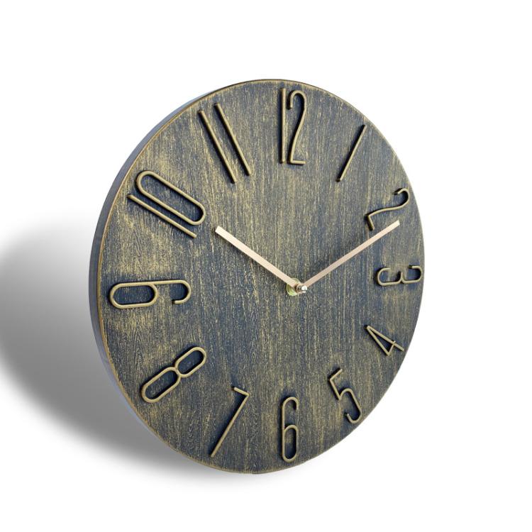 12 Inch Frameless Minimalist Wall Clock Silent Modern Quartz Clock for Living Room, Bedroom, Kitchen, Color: Retro Silver - free shipping - PMC TechLife - Order now!