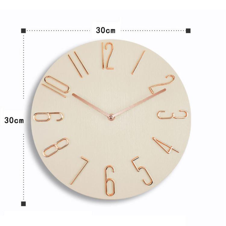 12 Inch Frameless Minimalist Wall Clock Silent Modern Quartz Clock for Living Room, Bedroom, Kitchen, Color: Blue Gray - free shipping - PMC TechLife - Order now!