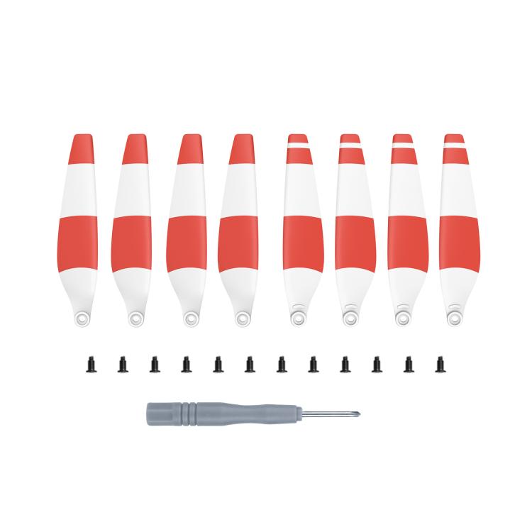 For DJI Mini 3 Drone 8pcs /Set 6030F Propeller Blades Low Noise Wings With Screwdrivers, Color: Red - free shipping - PMc TechLife - Order now!