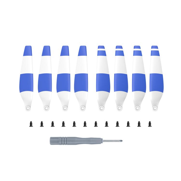 For DJI Mini 3 Drone 8pcs /Set 6030F Propeller Blades Low Noise Wings With Screwdrivers, Color: Blue - free shipping - PMc TechLife - Order now!