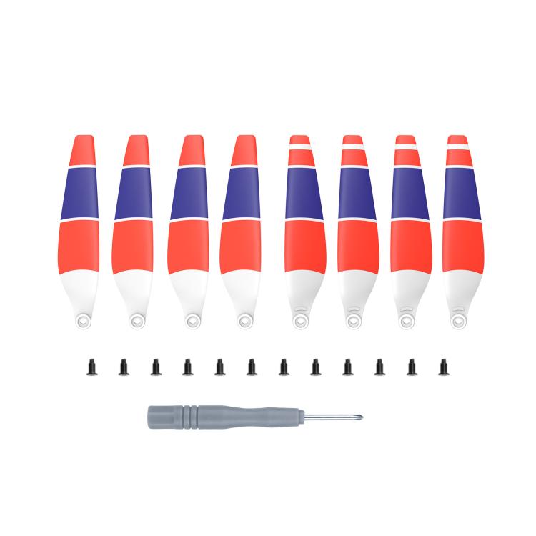 For DJI Mini 3 Drone 8pcs /Set 6030F Propeller Blades Low Noise Wings With Screwdrivers, Color: Tricolor - free shipping - PMc TechLife - Order now!