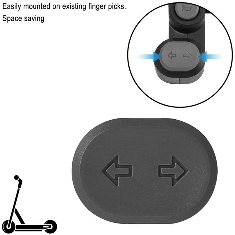 For Ninebot G2 MAX 2 F2 PRO Electric Scooter Turn Signal Switch Button - Replacement LED Light Control Switch(Black) - free shipping - PMc TechLife - Order now!