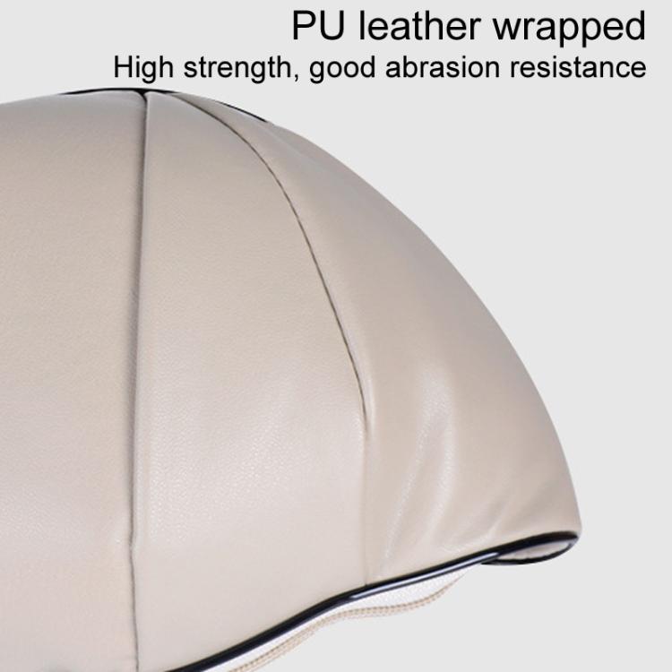 Car Household Massage Shawl Heated Shoulder And Cervical Massager UK Plug(Beige+Orange) - free shipping - PMC TechLife - Order now!