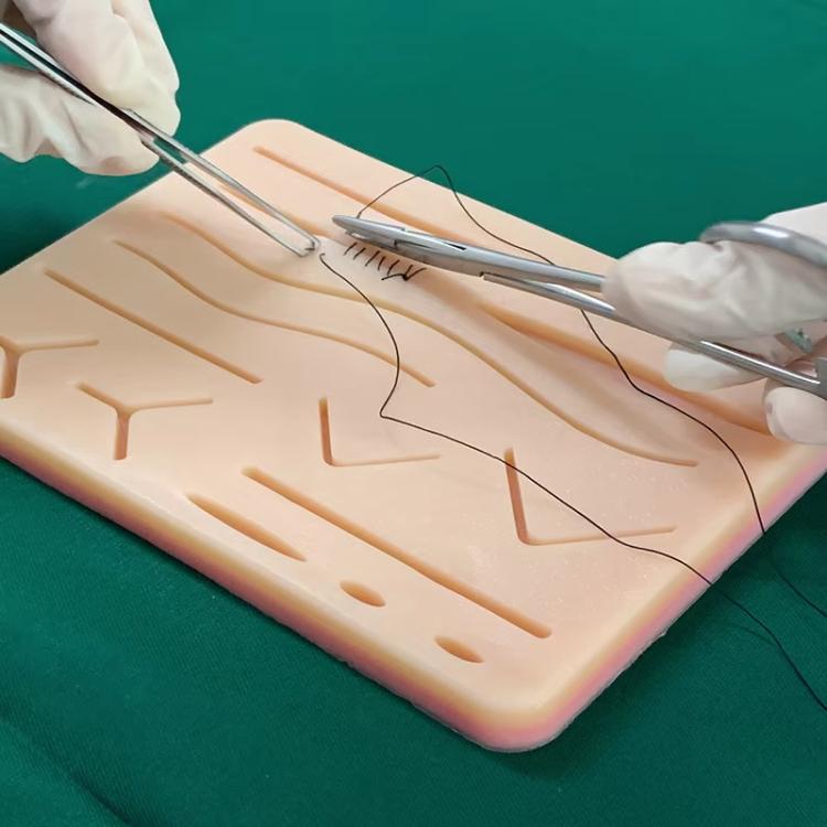 Anti-tear Silicone Wound Suture Training Model Surgical Suture Practice Simulated Skin Silicone Pad - free shipping - PMC TechLife - Order now!
