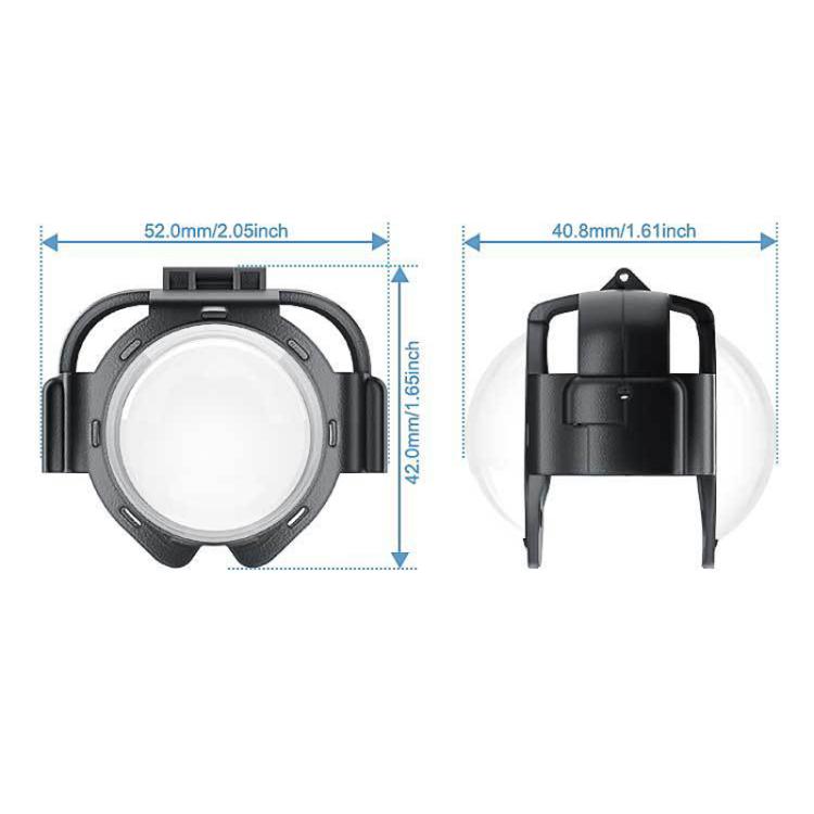 For Insta360 X5 Anti-Fog Snap-On Lens Protector Durable Glass Cover - free shipping - PMC TechLife - Order now!